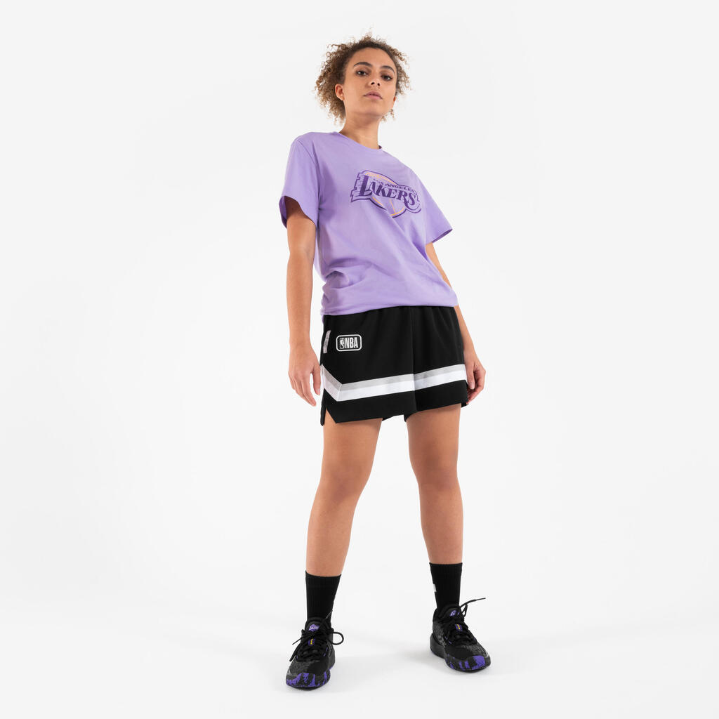 Short de básquetbol negro para hombre y mujer SH 900 AD NBA