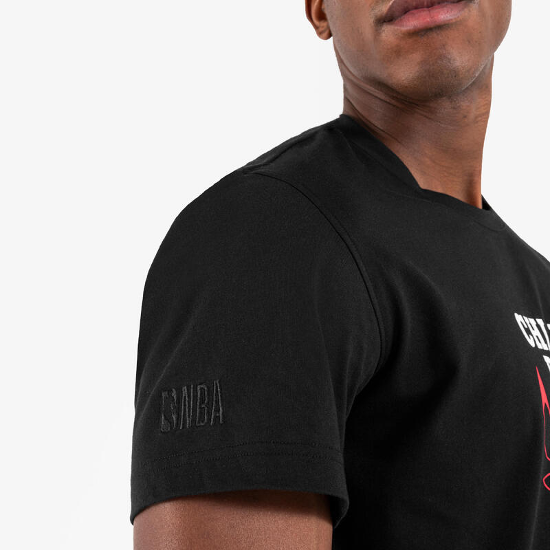 Unisex Basketball T-Shirt NBA Chicago Bulls 900 - Black