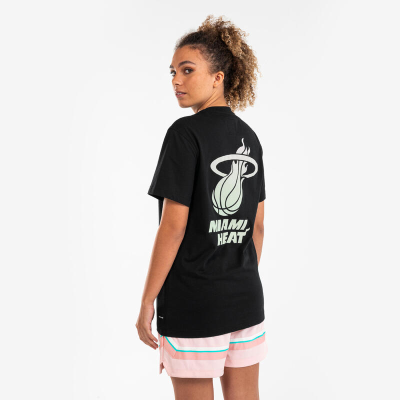 T-shirt basket adulto unisex TS 900 NBA Miami Heat nera