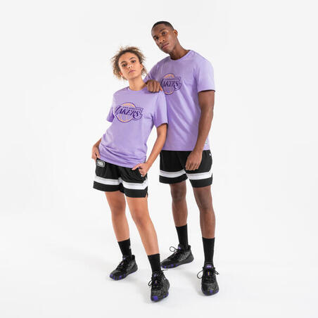 Баскетбольні кросівки Fast 900 чоловічі/жіночі низькі NBA Lakers чорні