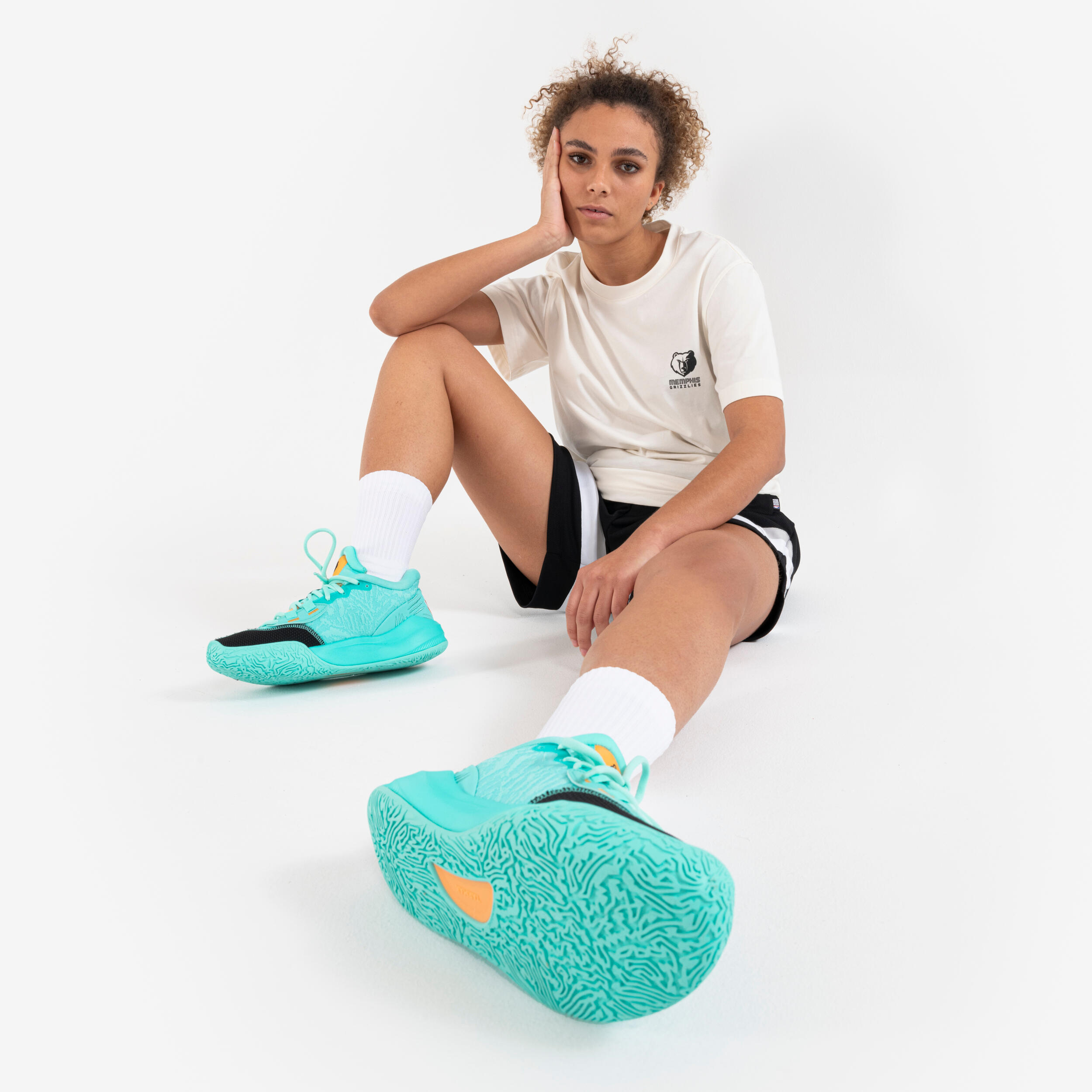 teal womens basketball shoes