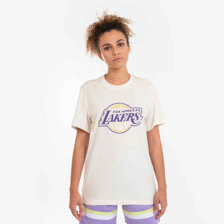 Unisex Basketball T-Shirt NBA Lakers 900 - White