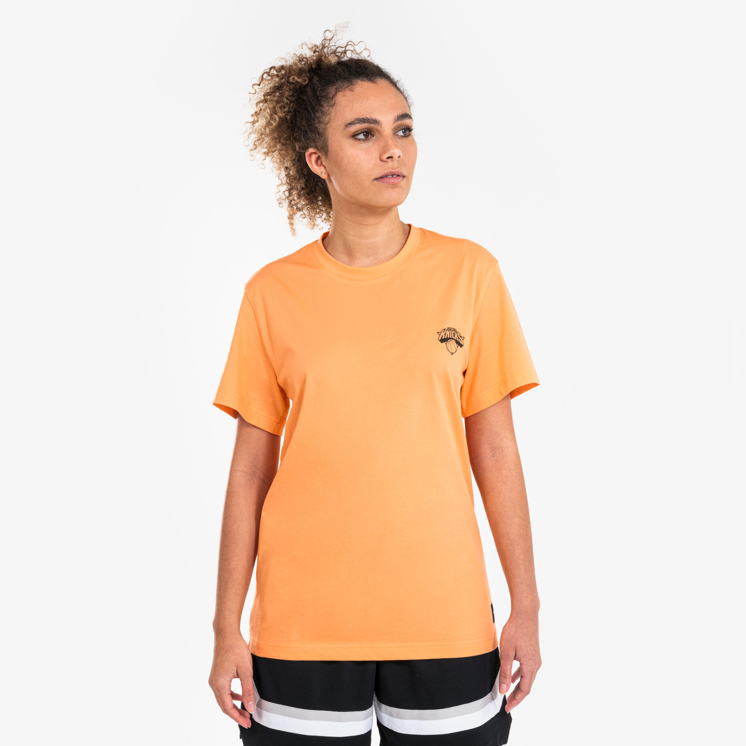 Unisex Basketball T-Shirt 900 AD - NBA Knicks/Orange 4/8