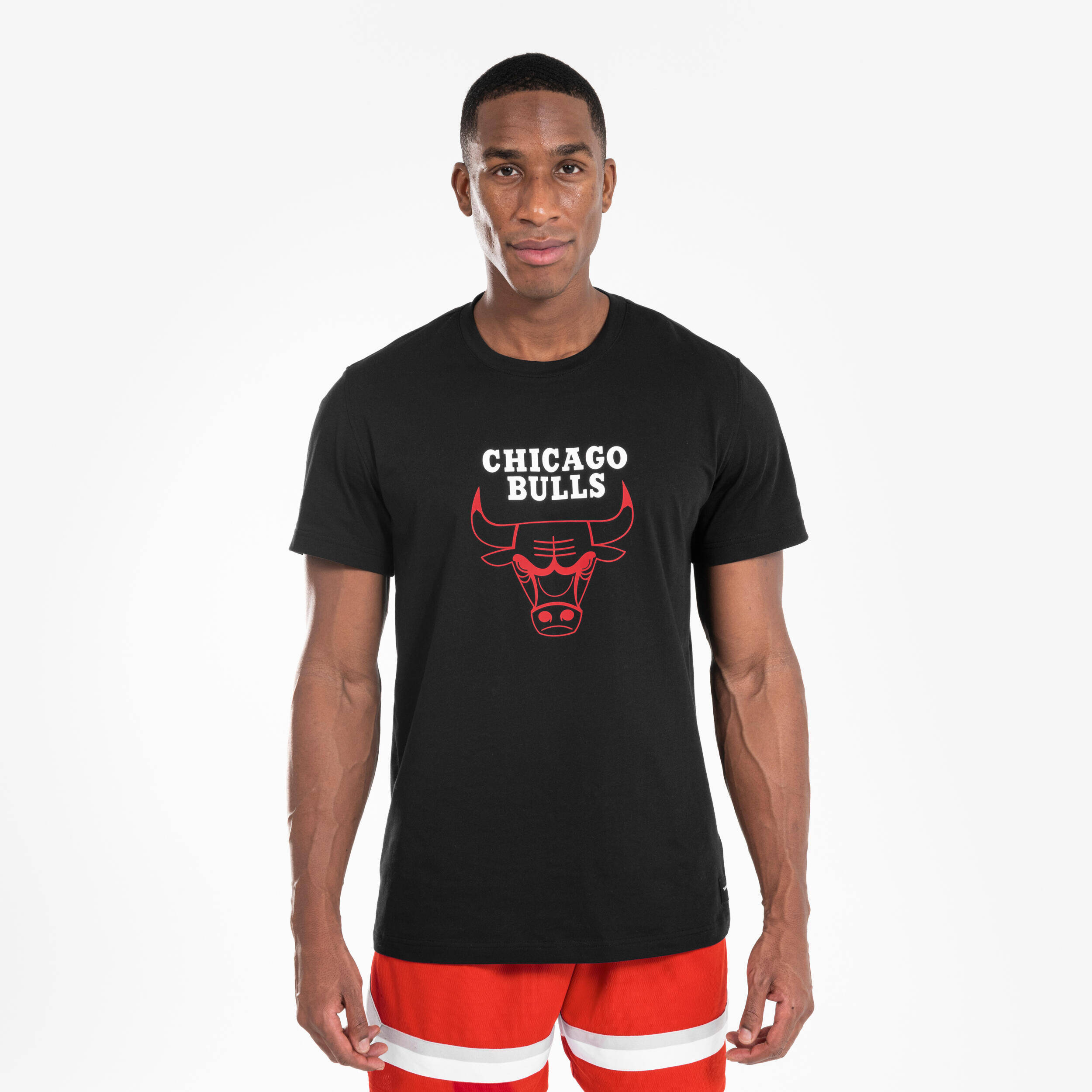 Unisex Basketball TShirt NBA 900AD - Chicago Bulls Black -  4