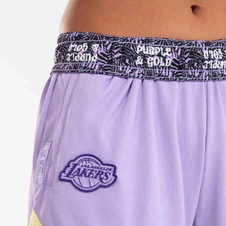 Men's/Women's Basketball Shorts SH 900 NBA Lakers - Purple