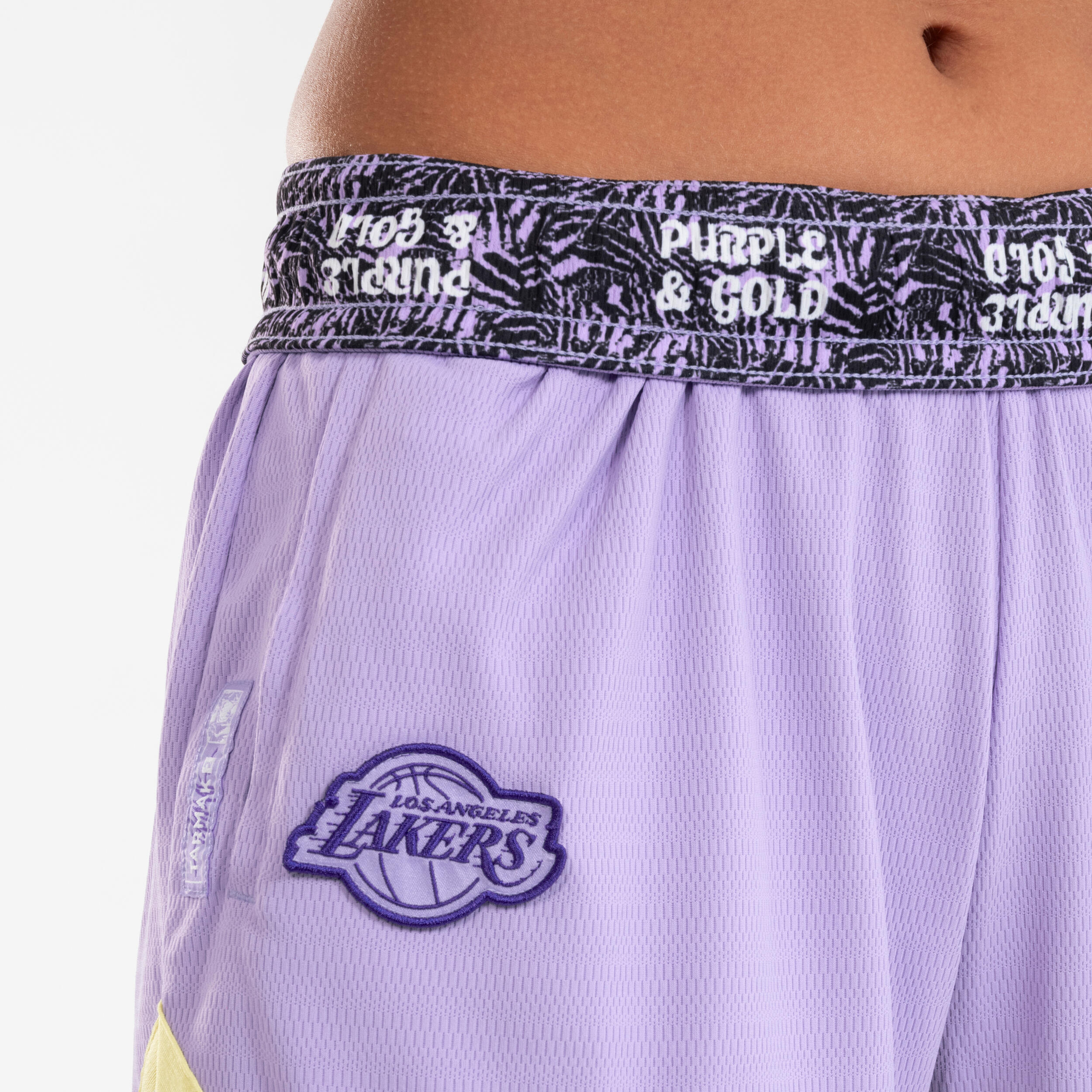 Men's/Women's Basketball Shorts SH 900 NBA Lakers - Purple 5/7