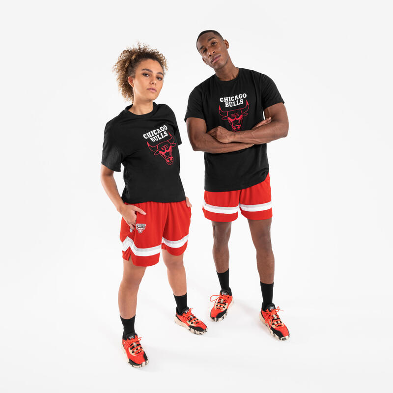 Men's/Women's Adult Basketball Shorts SH 900 NBA Chicago Bulls - Red