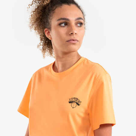 Unisex Basketball T-Shirt 900 AD - NBA Knicks/Orange