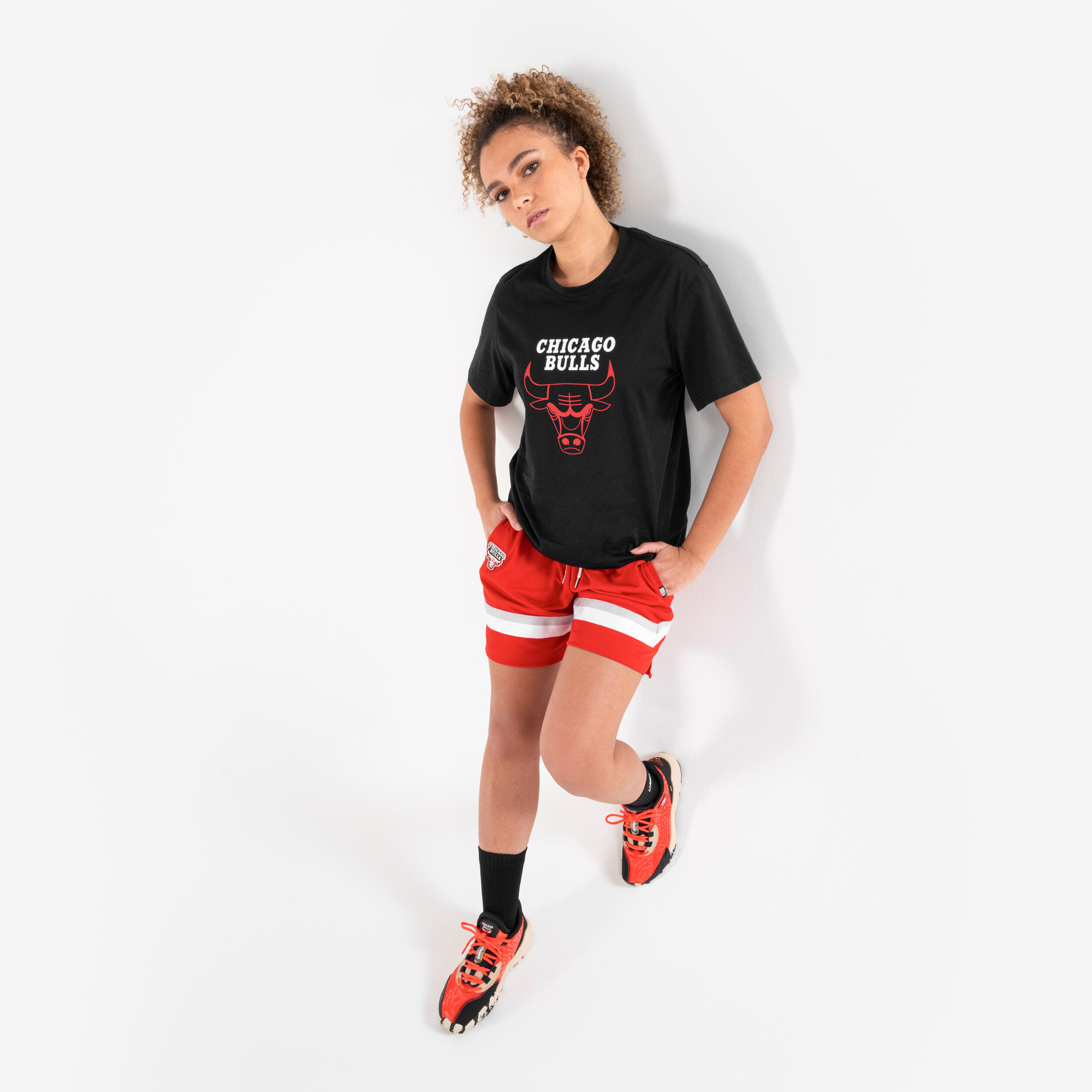 NBA Chicago Bulls Basketball-T-Shirt Männer/Frauen –  ts 900 ad schwarz 6/9