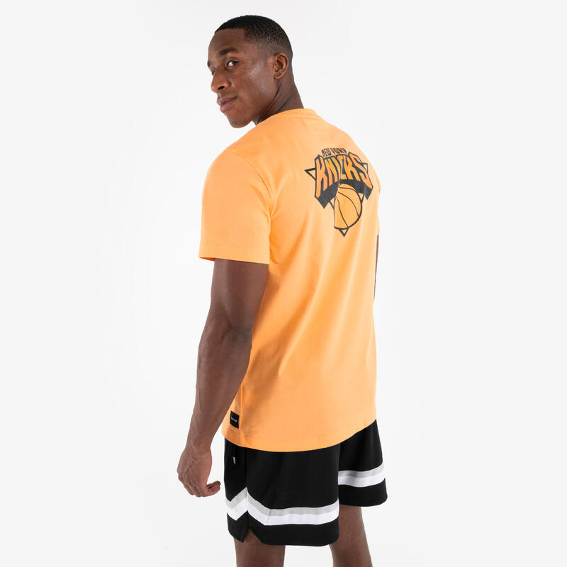 T-shirt de basketball NBA Knicks homme/femme -  TS 900 AD Orange