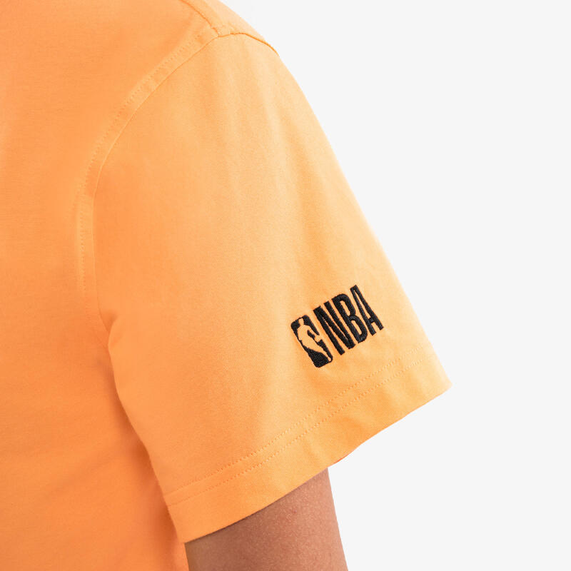 T-shirt de basketball NBA Knicks homme/femme -  TS 900 AD Orange