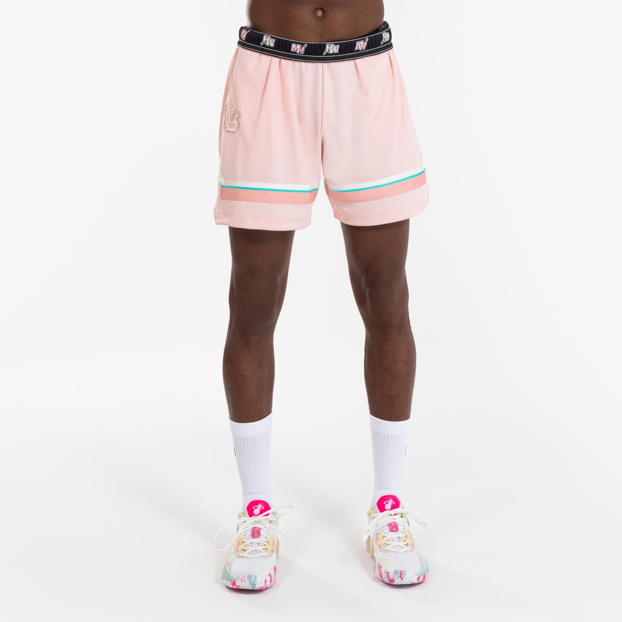 Damen/Herren Basketball Shorts NBA Miami Heat - SH 900 violett