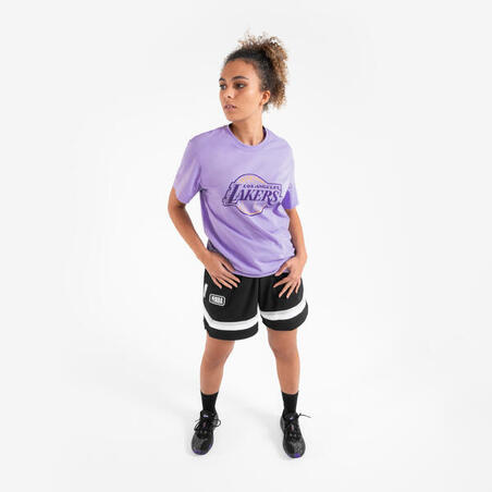 MAJICA ZA KOŠARKU TS 900 NBA LAKERS ZA ODRASLE UNISEX - LJUBIČASTA