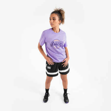 Visų lyčių krepšinio marškinėliai „NBA Lakers 900“, violetiniai