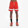 Kratke hlače za košarku SH 900 NBA Chicago Bulls, crvene, za muškarce/žene