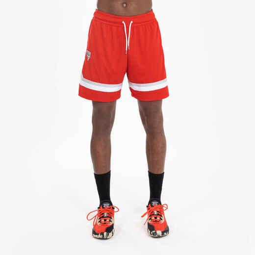 
      Kratke hlače za košarku SH 900 NBA Chicago Bulls, crvene, za muškarce/žene
  
