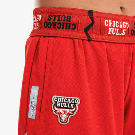 Visų lyčių krepšinio šortai „SH 900 AD - NBA Chicago Bulls“, raudoni