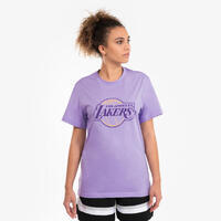 MAJICA ZA KOŠARKU TS 900 NBA LAKERS ZA ODRASLE UNISEX - LJUBIČASTA