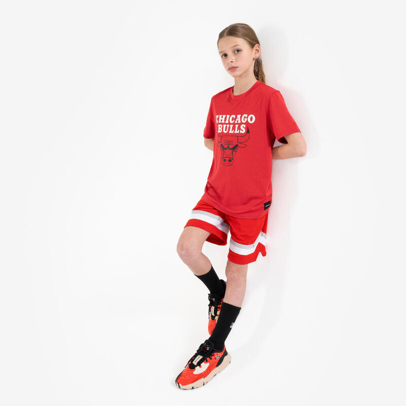 Basketbalschoenen voor kinderen FAST 900 LOW-1 NBA Chicago Bulls rood