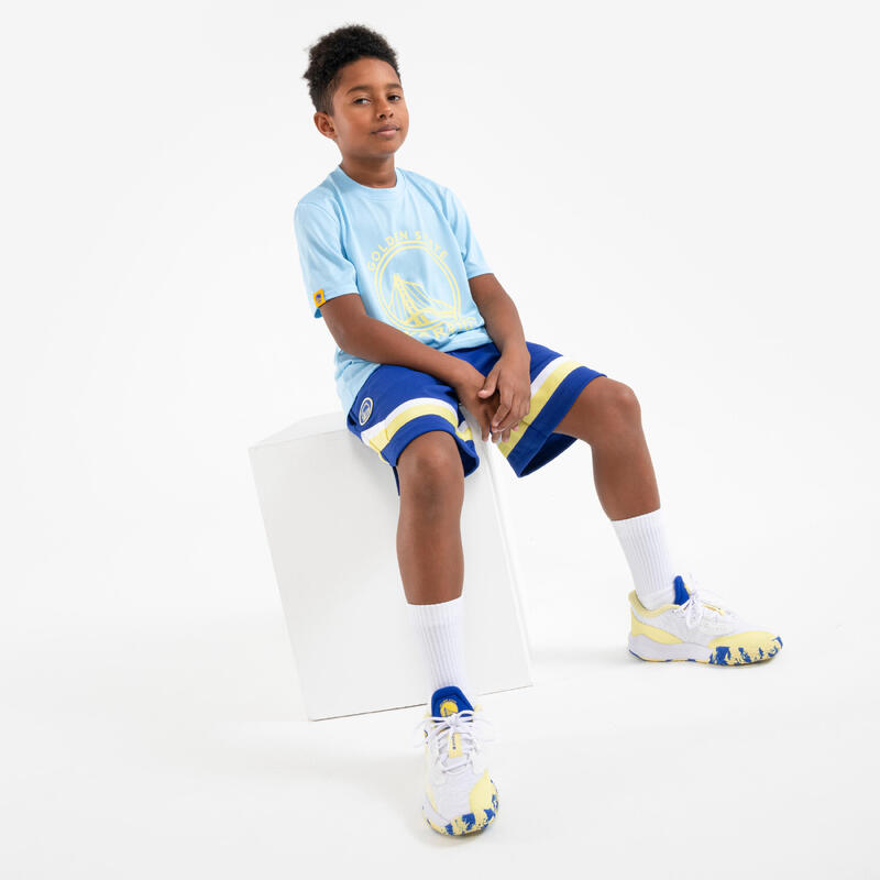 Chaussures de basketball NBA Warriors enfant - FAST 900 LOW-1 Blanc
