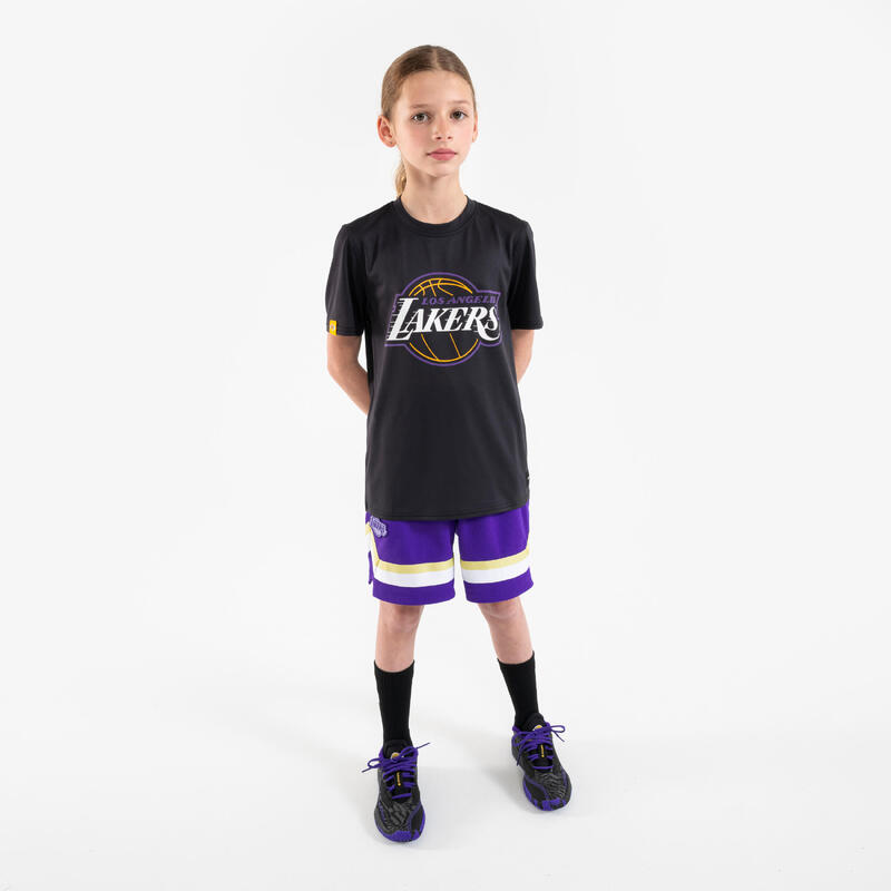 Camiseta Baloncesto NBA Lakers Niños TS 900 N Negro