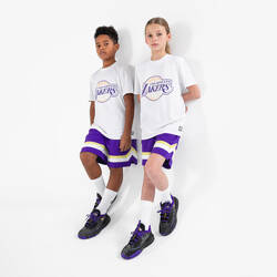 Kids' Basketball T-Shirt TS 900 NBA Lakers - White