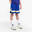 Basketbalshort voor kinderen SH 900 NBA Warriors blauw