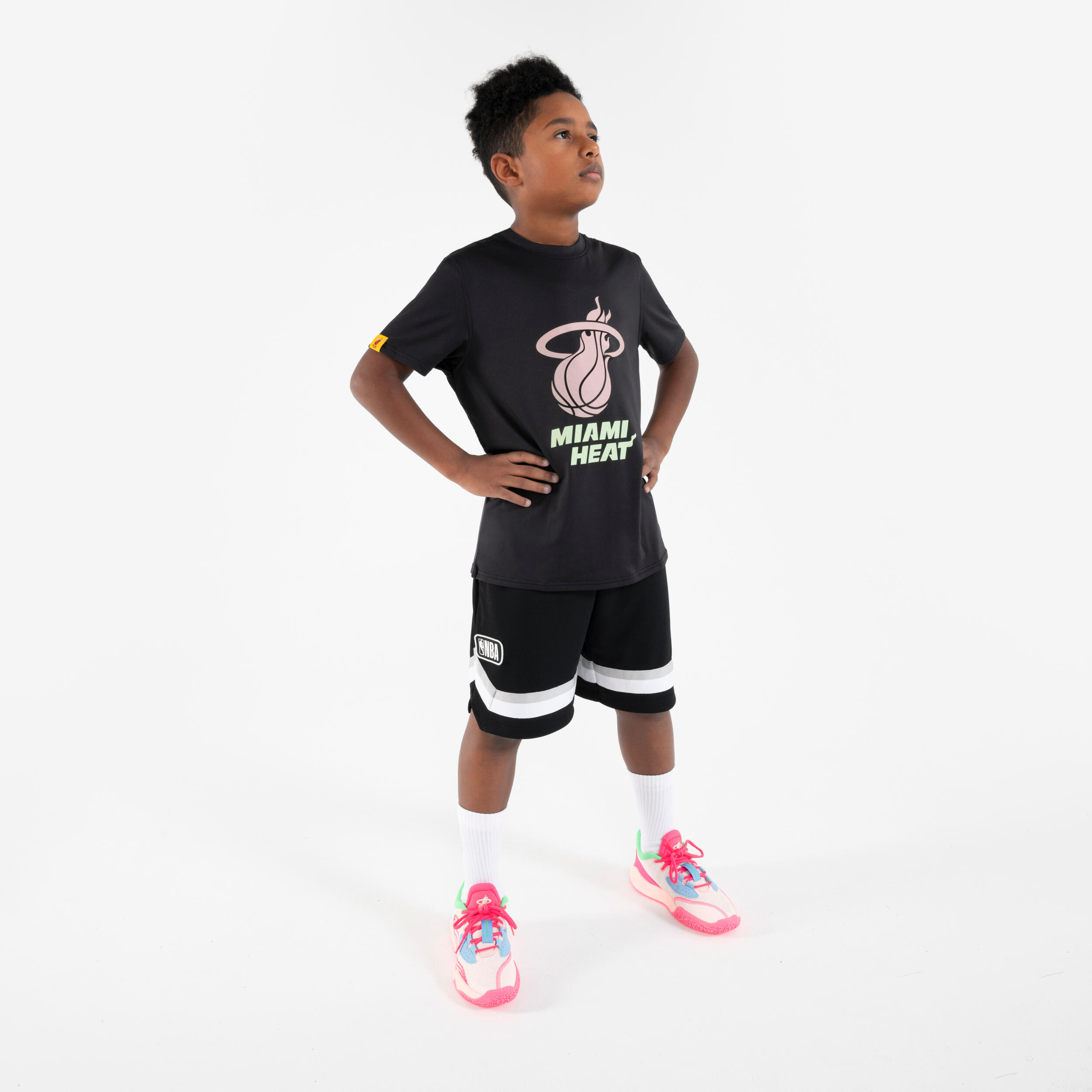 Kids Basketball Shorts NBA SH900 - Black