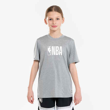 Kids' Basketball T-Shirt TS 900 NBA - Grey