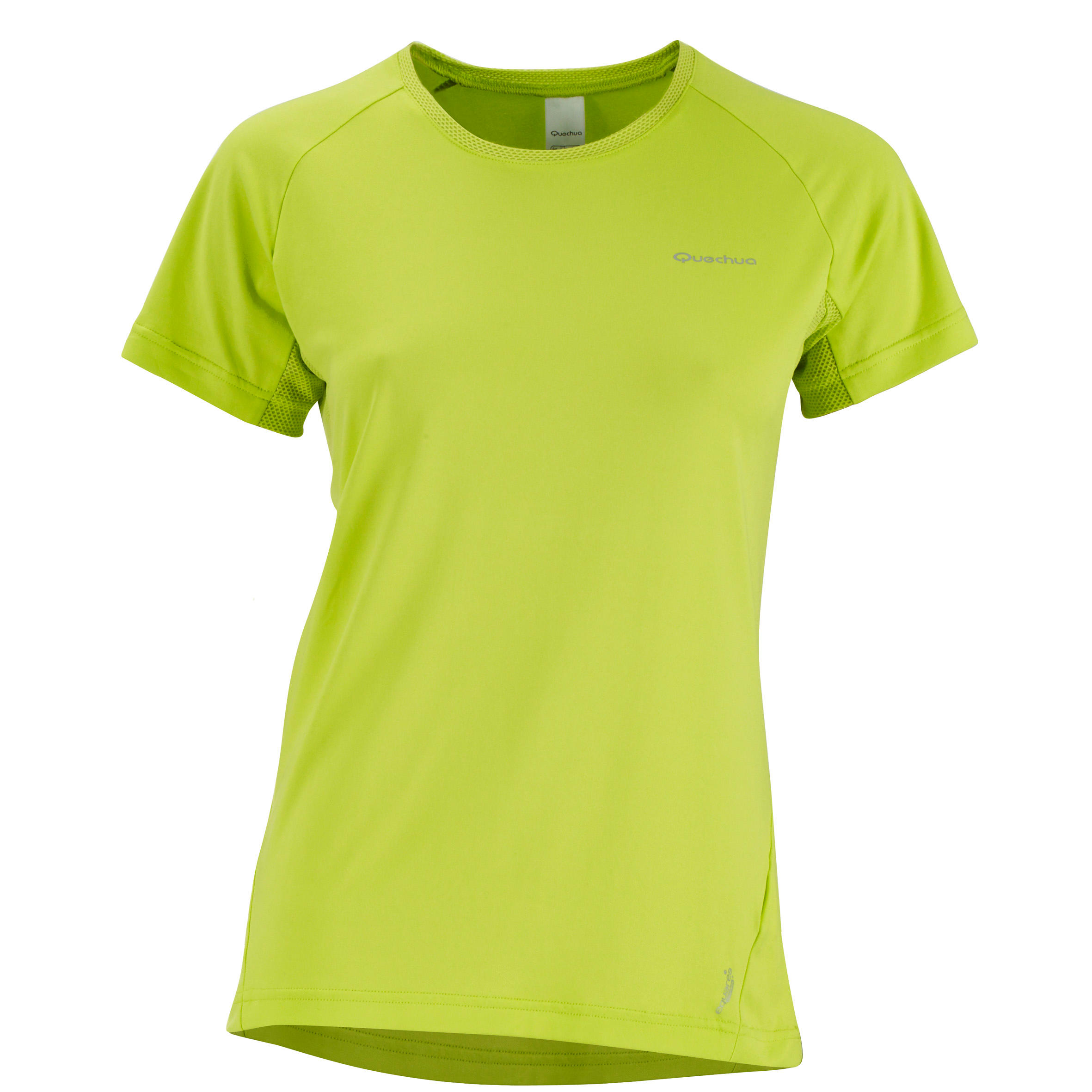 QUECHUA Techfresh 50 women's short-sleeved hiking T-Shirt - green