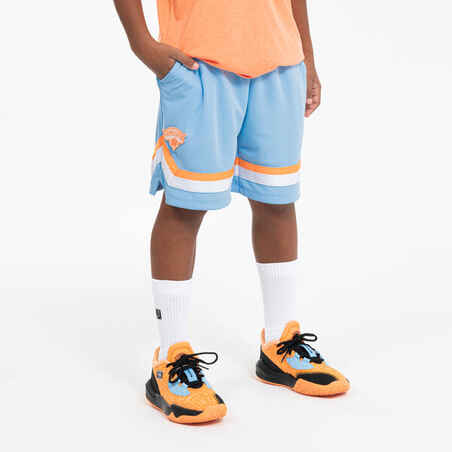 Kratke hlače za košarku 900 NBA Knicks dječje plave