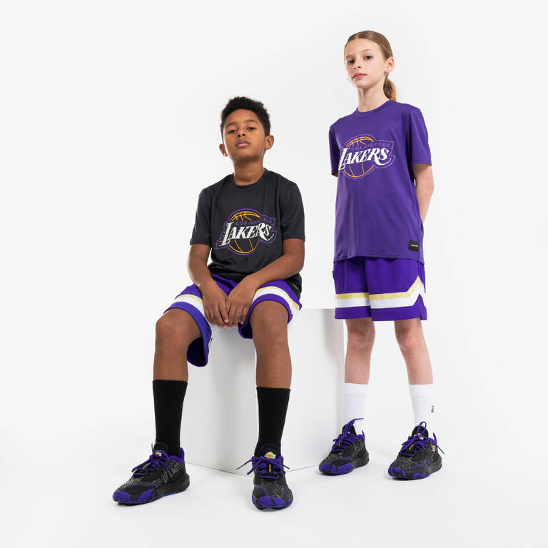 Kids' Basketball Shoes Fast 900 Low-1 - NBA Lakers/Black