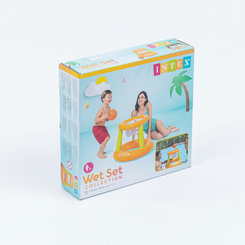 Cesto basquetebol insuflável flutuante INTEX