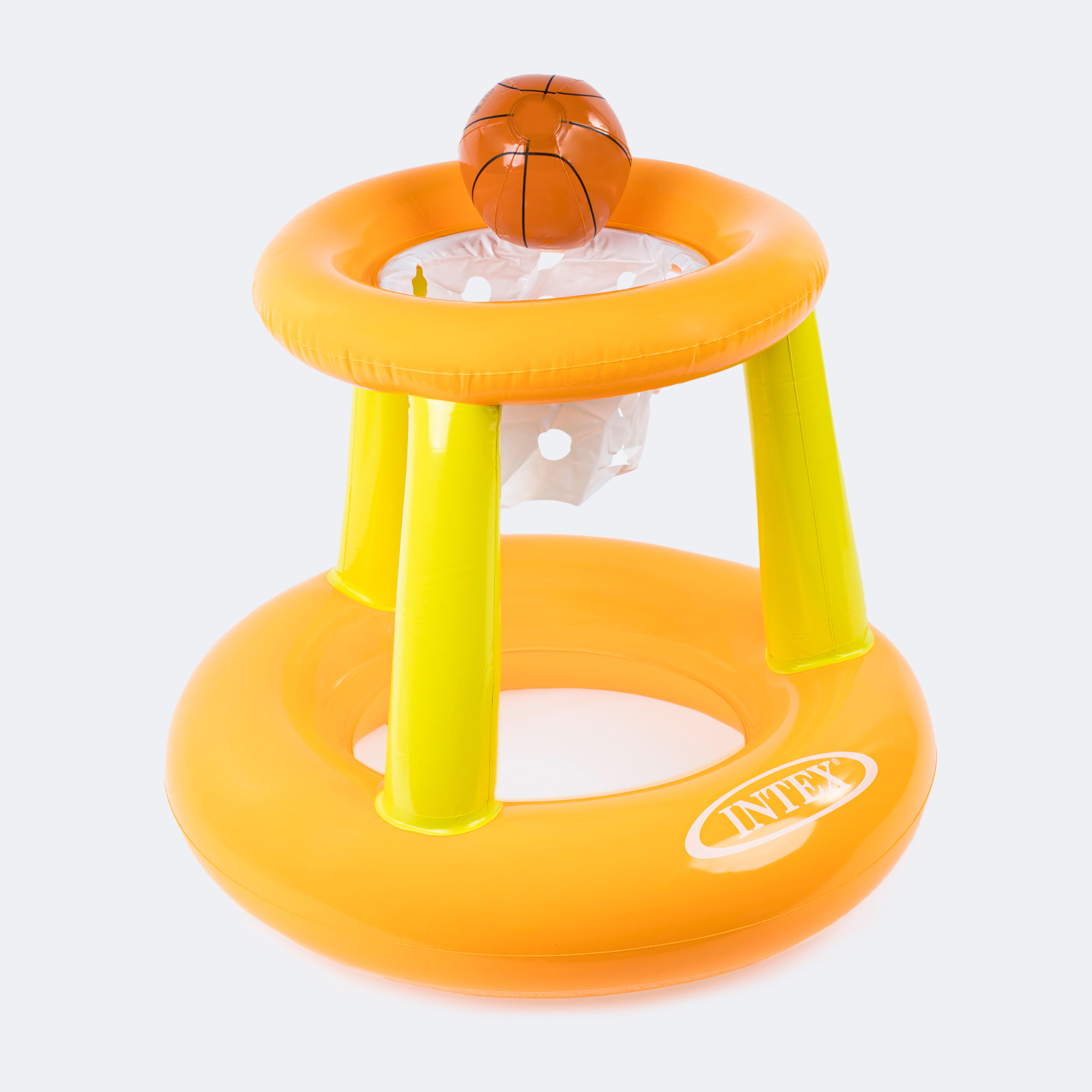 Cesto basquetebol insuflável flutuante intex