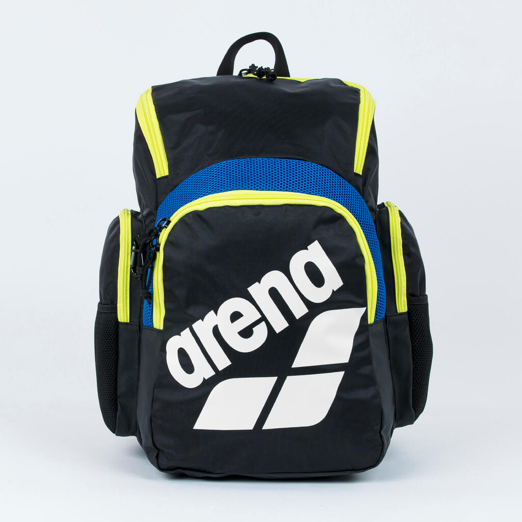 Swimming Backpack 35L ARENA SPIKY III Black Yellow