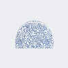Coated mesh swim cap - Printed fabric - Size m - Ondu white blue
