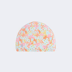 Mesh swim cap - Printed fabric - Size S - Pantai pink