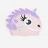 Kids Swimming Cap Silicone 56-60 Cm Unicorn Pink mauve