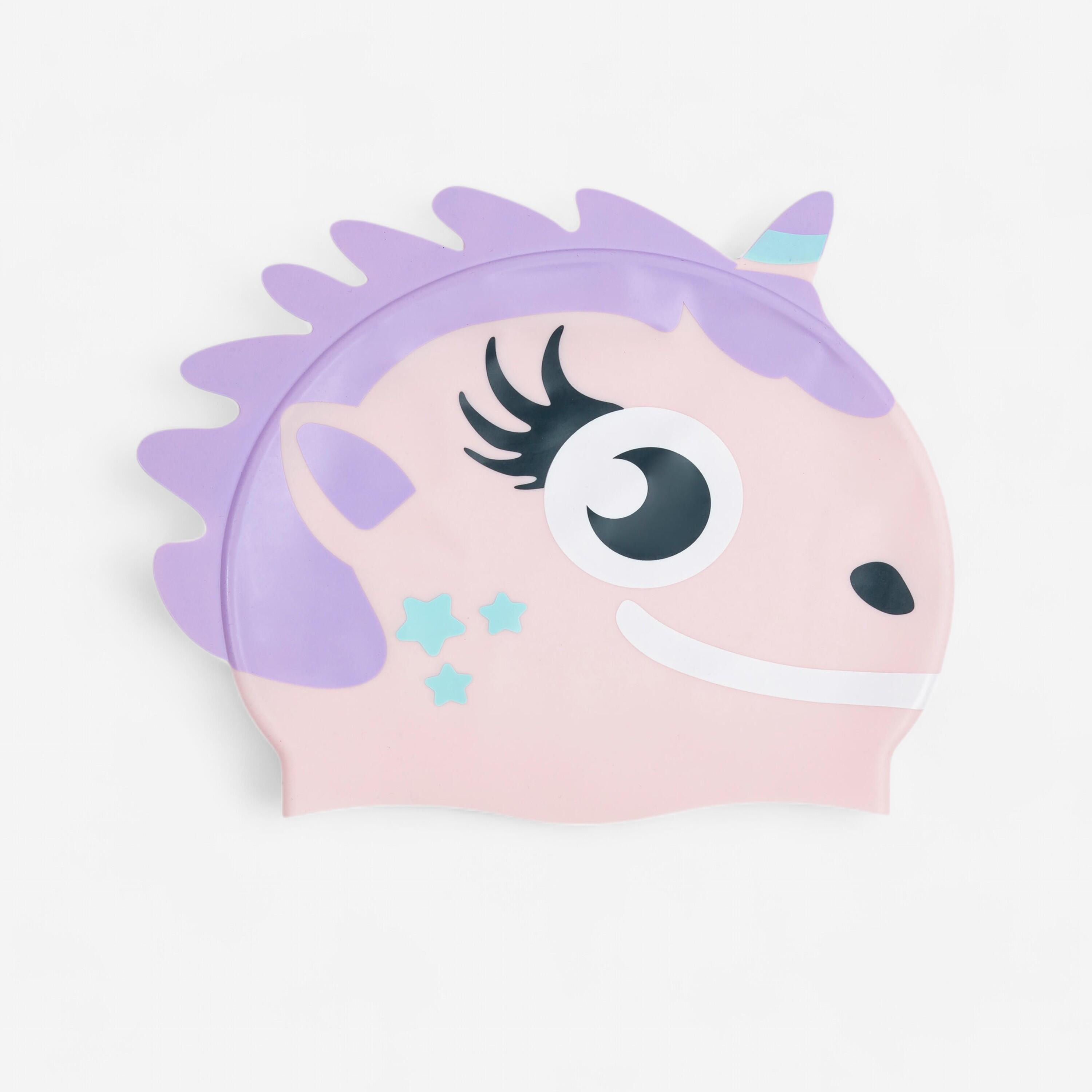 NABAIJI Silicone swim cap Form - One size - Unicorn Pink mauve