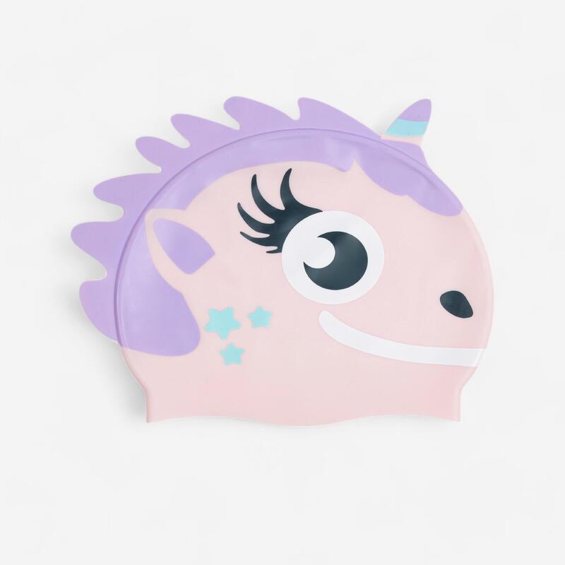 Cască de Înot Silicon Mărime universală Imprimeu Dragon Albastru-Galben