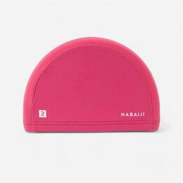 Bonnet de bain en maille - tissu uni - taille s - rose