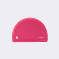 Mesh swimming cap - Plain fabric - Size S - Pink