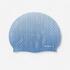 Adult Swimming Cap Silicone 56-60 cm Geo White Blue