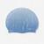 Bonnet de bain en silicone - taille unique - geo blanc bleu