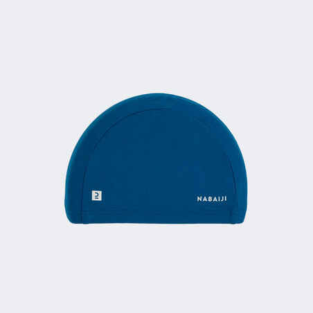 Mesh swim cap - Printed fabric - Size S - Blue patch