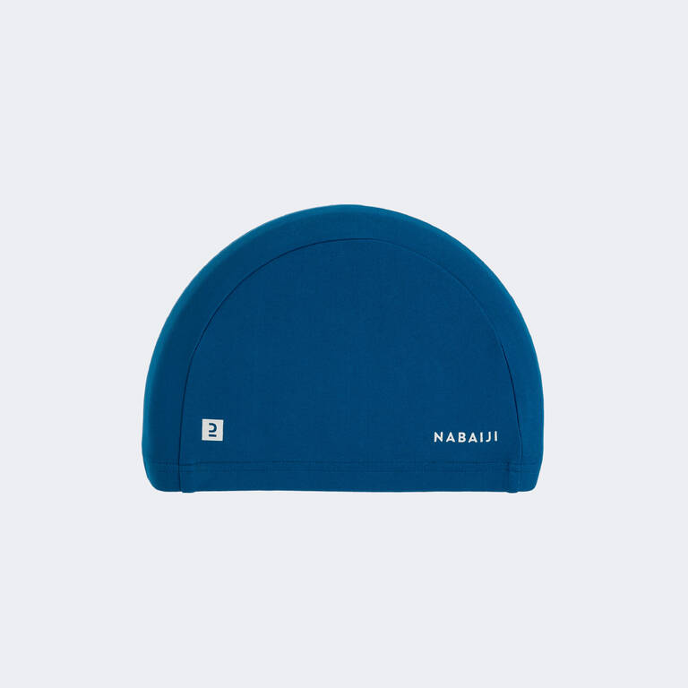 Mesh swim cap - Printed fabric - Size S - Blue patch