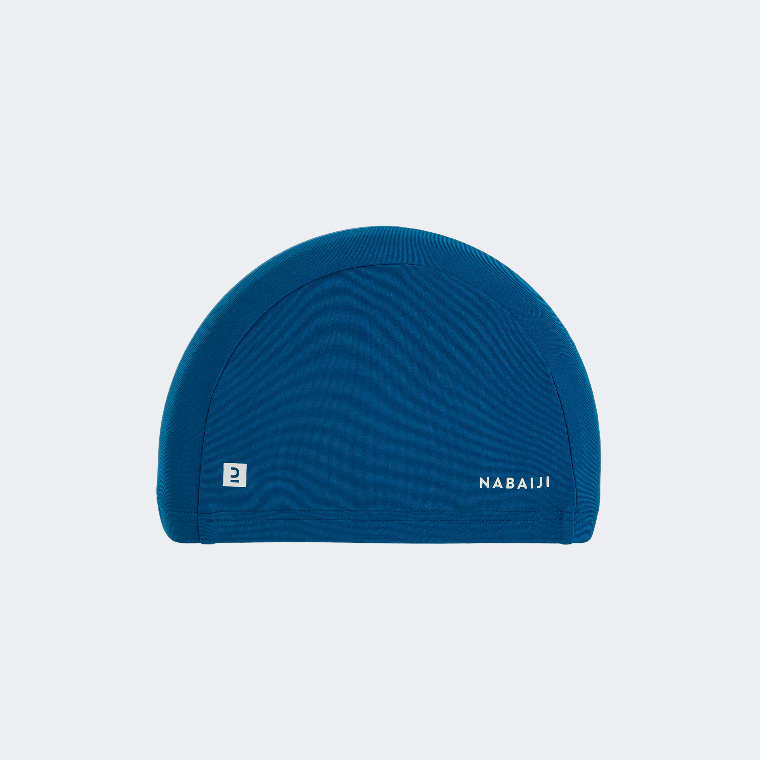 Mesh swim cap - Printed fabric - Size S - Blue patch 2/2