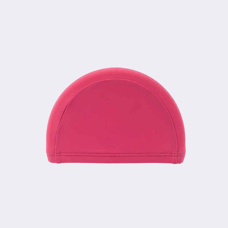 Mesh swimming cap - Plain fabric - Size S - Pink