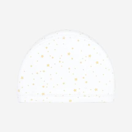 Badekappe Stoff beschichtet Aufdruck Größe S - Shark blau