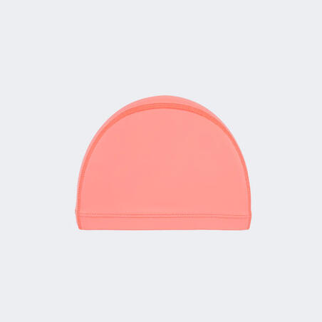 Roze mrežasta obložena kapa za plivanje s printom (veličina S)